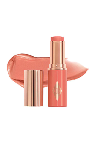 Charlotte Bronte أحمر خدود بحمض الهيالورونيك - لون الخوخ المتوهج 9 مل