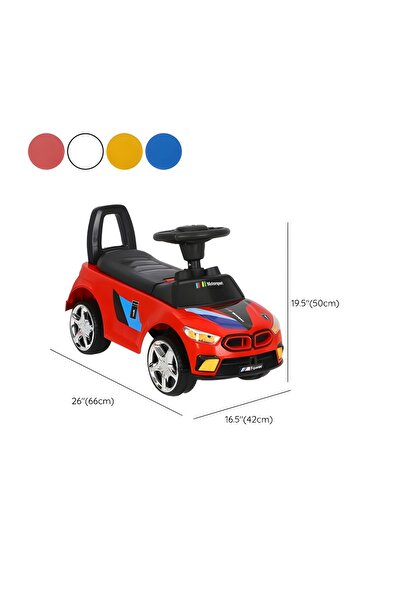 My modern game Ride-on push car for indoor and outdoor use for children aged 3 years and above, equipped with lights and 4 wheels.