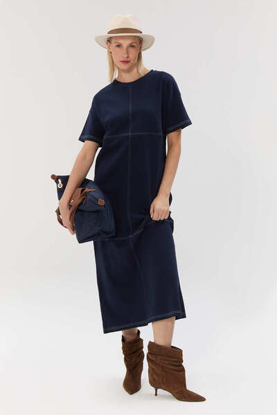 Mama Aniva Framework Gizli Fermuarlı Hamile ve Emzirme Dostu Elbise