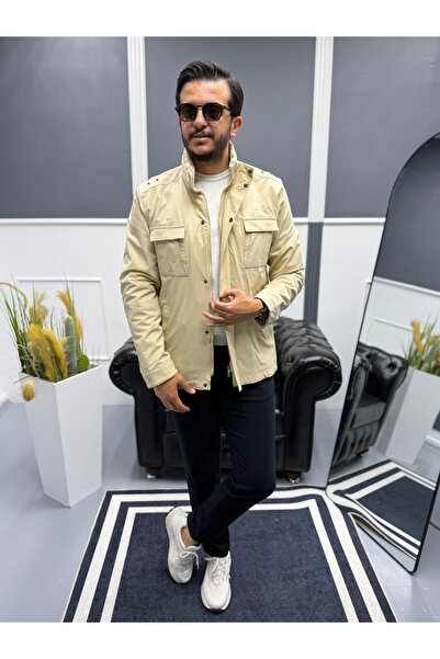 Avni Ceylan Men's Four Pocket Transitional Safari Jacket