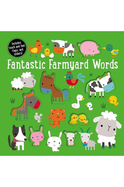 Make Believe Ideas Carte interactiva clapete senzoriala Fantastic Farmyard Wo...