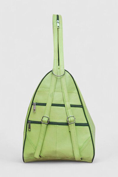 Lederax Genuine Leather Multi-Compartment Backpack and Shoulder Bag LD52