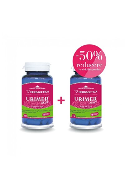 herbagetica Pachet Urimer Akut - 10+10 capsule -