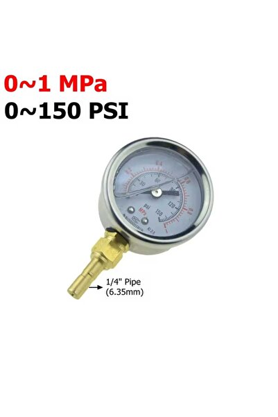 Genaric ساعة مؤشر قياس ضغط المياه