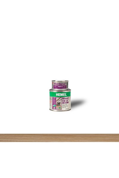 Hemel Wood Oil 2C A+B Bileşen Ahşap Yağı Şeffaf 0,3 Lt