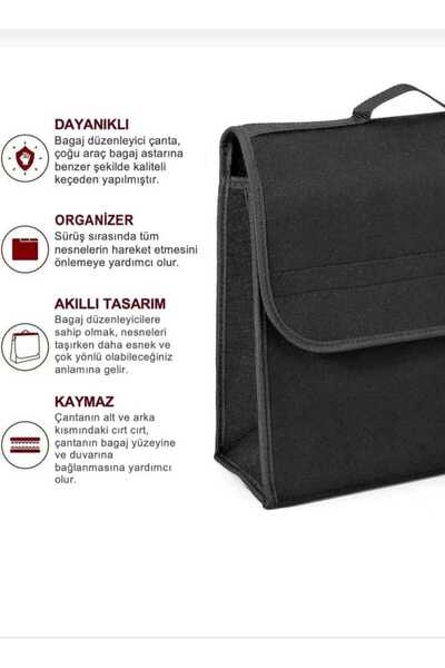 Çobanoğlu Geniş Hacimli Bagaj Çantası Araç Bagaj Düzenleyici ORGANİZER / TAKIM ÇANTASI