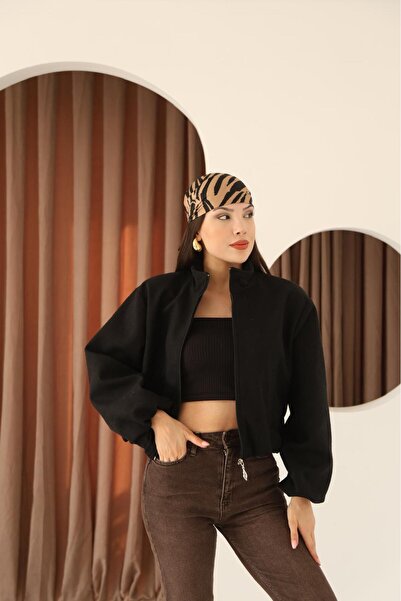 Leo Ferre Women's New Season Winter Mock Neck Short Coat.1184