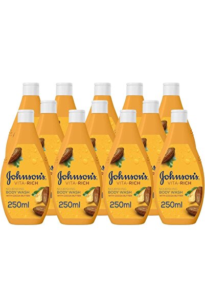 Johnson & Johnson غسول الجسم فيتا ريتش من جونسون بالفيتامينات وزبدة الكاكاو -...