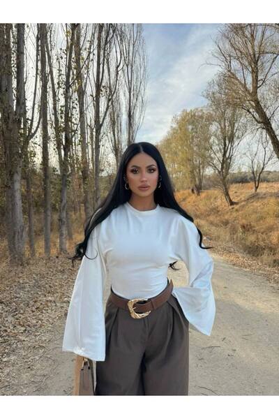 Aida Fashion Dalgıç kumaş bluz