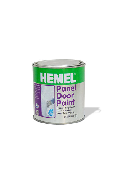 Hemel Panel Door Paint Polar White Amerikan Panel Kapı Boyası Beyaz 0,75 Lt