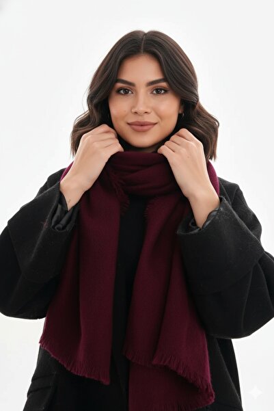 awix Women's Soft Textured Premium Winter Plain Scarf