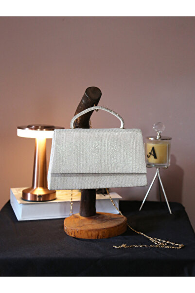 Alvora Sparkling Textured Cover Handle Women's Evening Dress Portfolio Bag