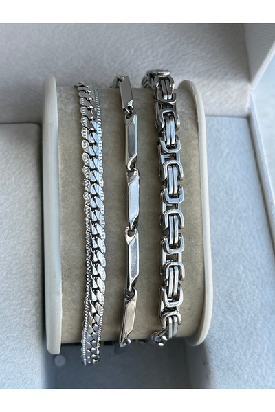 Bentini New Season 3-Piece Steel Men's Bracelet