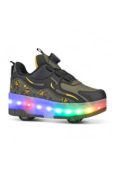 sepona Patented Light-Up Sports Shoes 4-Wheel Skate Lights – with On/Off Button