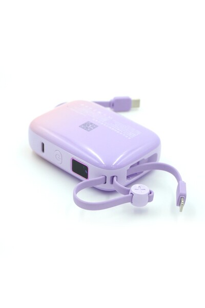 Fineblue FD05 - 10.000 mAh Powerbank - Dahili kablolu