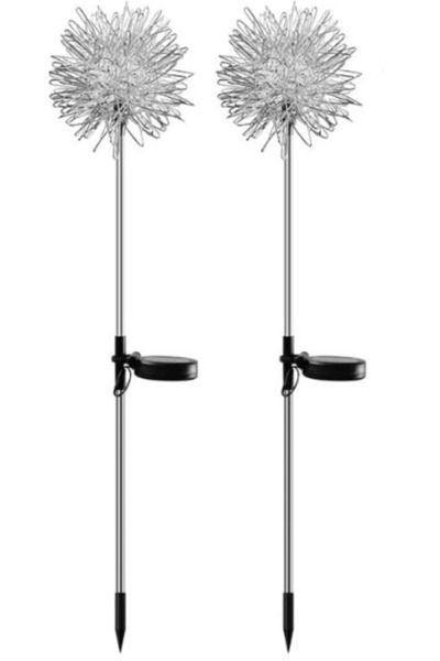 LILY Set 2 Lampi solare sub forma de Papadie alb cald