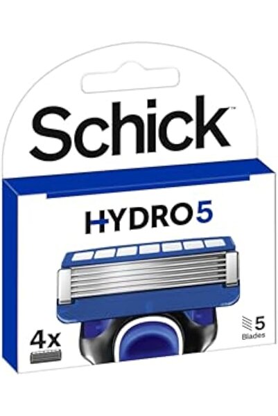 Schick شفرات حلاقة بديلة من هيدرو 5 - عبوة من 4 شفرات