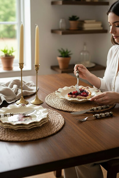 ROY KING Royking Rose 23 cm Deep Plate 6-Piece Set Gnj 042