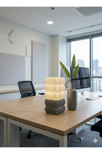 3DMOBIFY 3D Printing Modern Design Lampshade |   Decorative Led Night Light |...