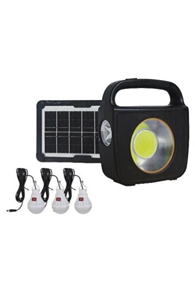 Amir Kit CC022-1 panou solar cu lanterna si 3 becuri, 100 W