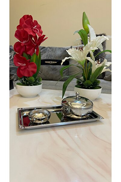 Palaces Small silver date set with gold, silver nickel, silver chrome - 3 pieces