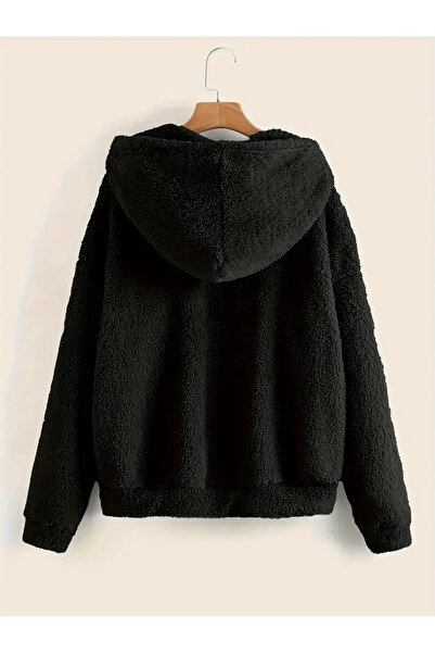 LG LAGULER Full Zip Jacket, Slant Pocket Plush Hoodie, Casual Long Sleeve Hoodies