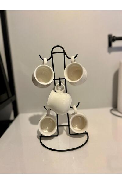 CocoVia Suport pentru 6 căni - Suport pentru căni de cafea - Suport pentru că...