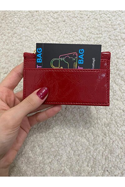 ÇANTA Cat Bag Bright Red Card Holder