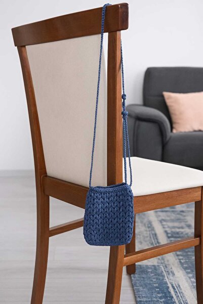 Nas Aksesuar Special Occasions Gift Handmade Knitted Phone Bag