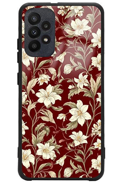 WANNA PROTECT Samsung Galaxy A73 Camera Protected Premium Noble Elegance Pattern Glossy Phone Case