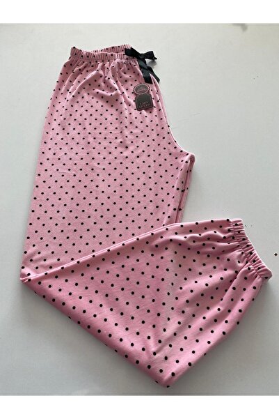 Lady Queen Γαλλικό βελούδινο παντελόνι πιτζάμα με ελαστικό τελείωμα στα τελει...