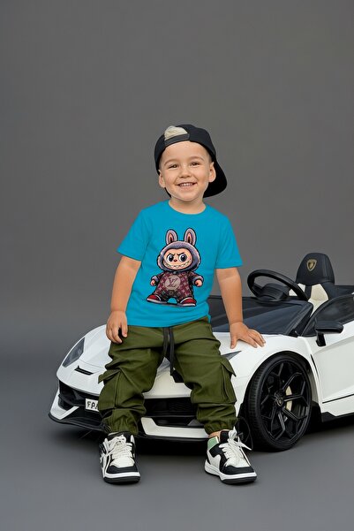 OEM Tricou cu personaj Labubu pentru baieti