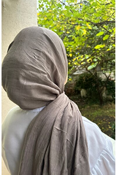 shalby Plain Hijab Bamboo Crash Shawl