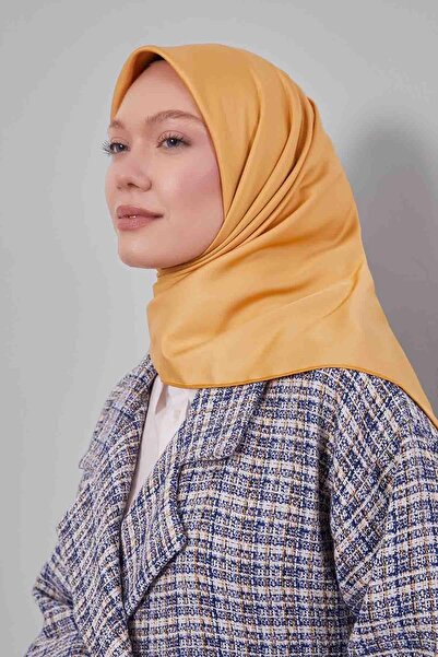 Levidor Mustard Solid Color Trend Twill Scarf