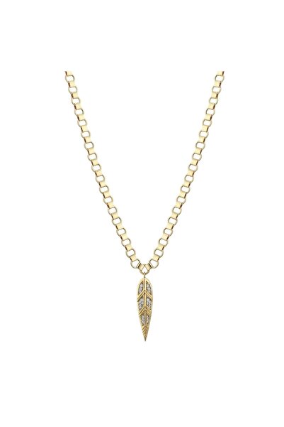 neslyaccessories Vip series leaf necklace