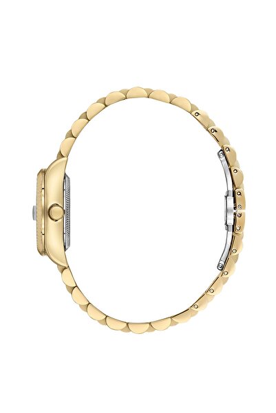 Daniel Klein Mini Case Dial Stone Detailed Calendar Steel Band Women's Wristwatch