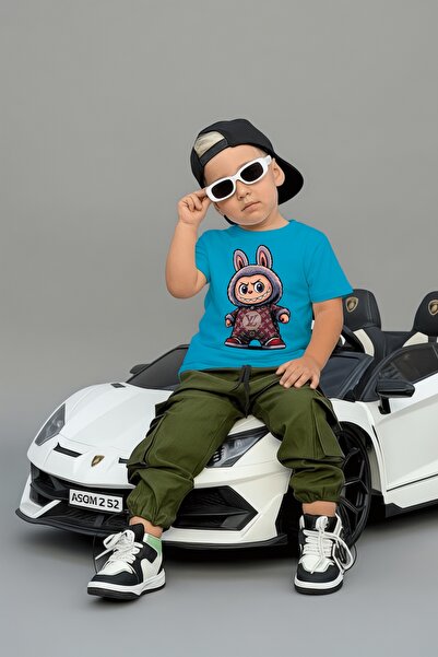 OEM Tricou cu personaj Labubu pentru baieti