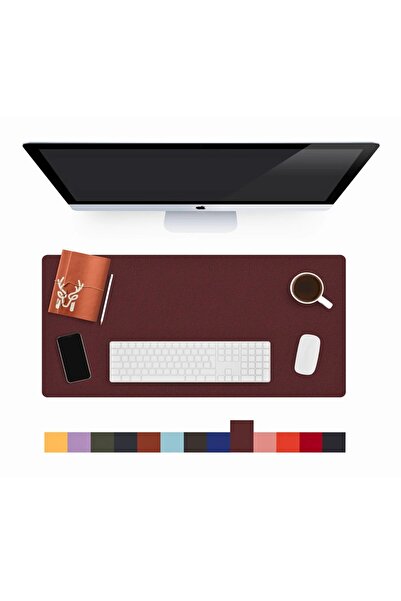ASENA DESİGN Masa Pedi, Mouse Pad BORDO