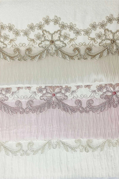 Mira Home 3-шаровий набір рушників з мереживною вишивкою та бісером, 50X90 см