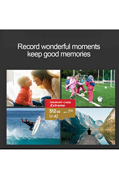 Generic Micro SD Memory Card Extreme A2 V30 512GB – High-Speed 4K Ultra HD Storage for Smartphone, Camera