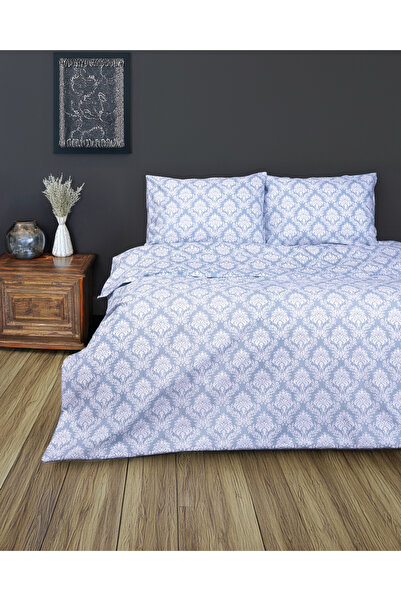 Gön Ev Tekstili طقم غطاء لحاف مزدوج منقوش