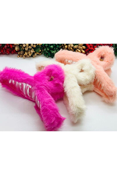 İnDerin Πλεκτό κούμπωμα με μανταλάκια 3 τεμαχίων πολύχρωμο