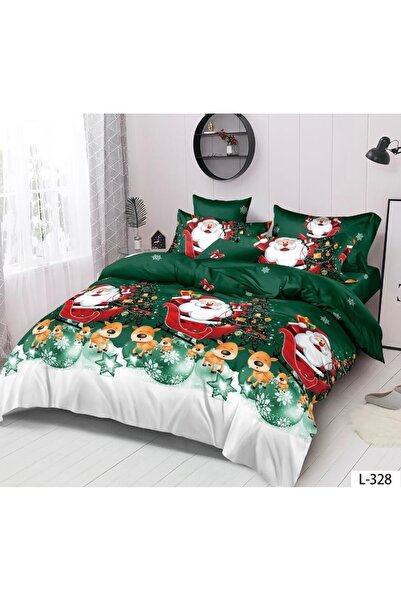 Truva Grup Finet Bed Linen Set "Sweet Winter" – 6 Pieces, 230 x 250 cm