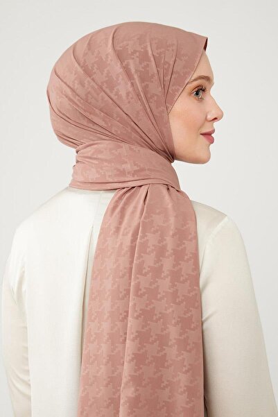 Levidor Σάλι με μοτίβο παζλ Elegance Lilac Jacquard