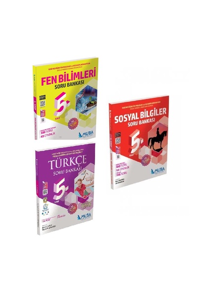 Fenomen Yayıncılık Muba 5. Sınıf Türkçe, Fen Bilimleri ve Sosyal Bilgiler Sor...