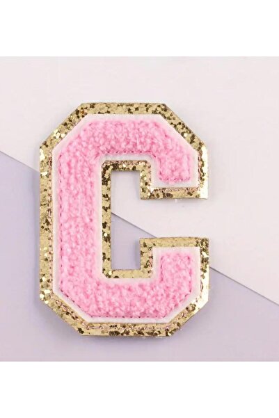 alisa C Harfi Termos Çanta Uyumlu Kendinden Yapışkanlı Harf