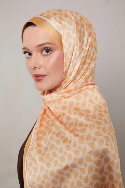 Levidor Golden Yellow S Pattern Angel Shawl