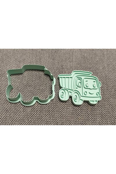 DigiArtisan3D Cute Construction Vehicles Cookie Cutter Set (4 Pieces) - 3D Printing Pla