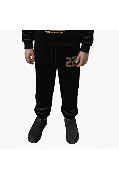 alqarat "القارات" Kids velvet Tracksuit Casual Set