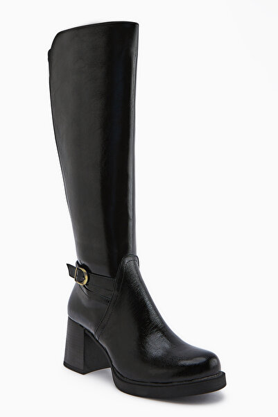 Limoya Gerti Black Heeled Women's Boots